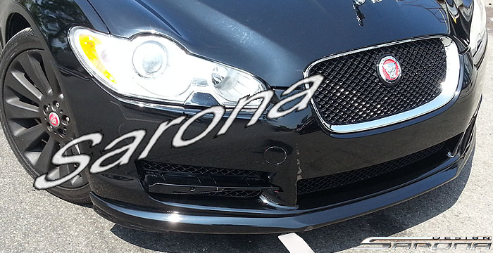 Custom Jaguar XF  Sedan Front Lip/Splitter (2009 - 2011) - $390.00 (Part #JG-005-FA)